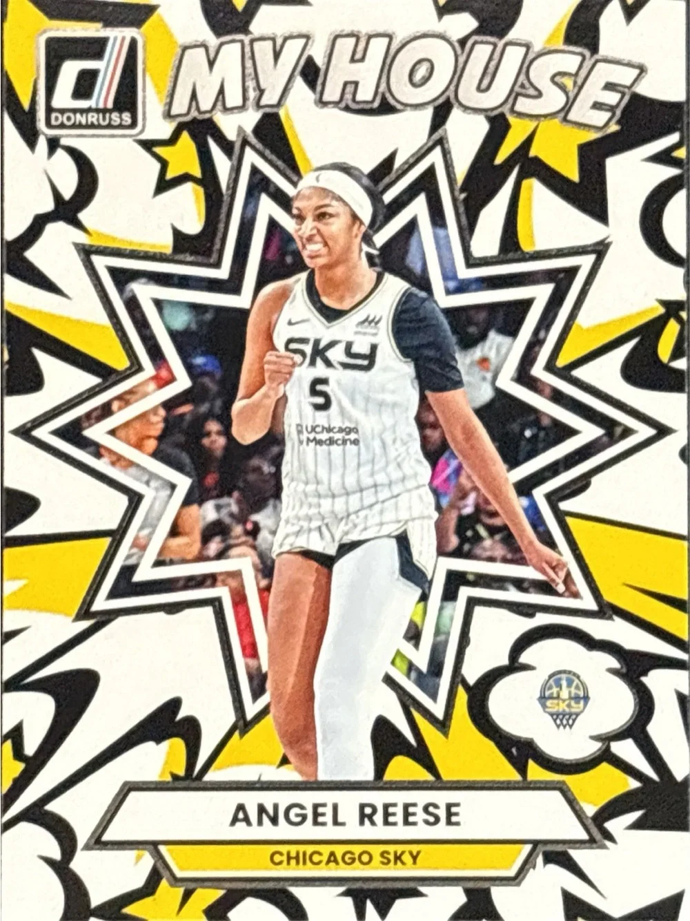 Panini Donruss Angel Reese Chicago Sky My House Basketball Trading Card